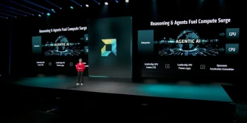 Lors de son événement Advancing AI 2025, AMD a présenté publiquement son approche d\'un environnement collaboratif en matière d\'intelligence artificielle.
