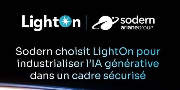 LightOn a été sélectionné par Sodern pour sa plateforme Paradigm.